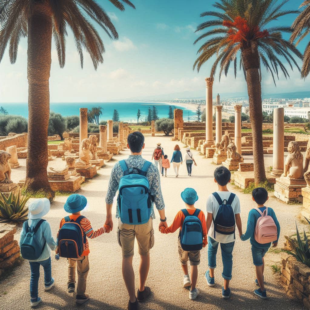 turisti-con-bambini-in-tunisia