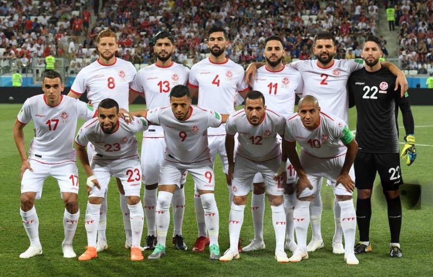 Squadra di calcio Tunisia tunisina