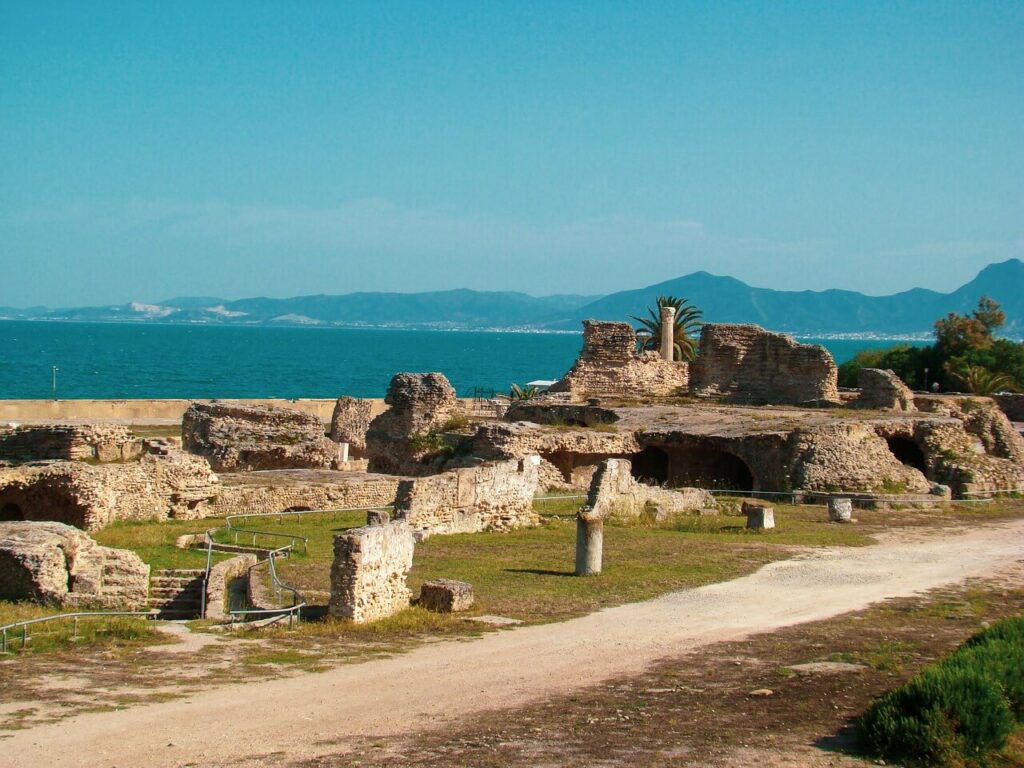 Terme di Antonino, Cartagine, Tunisia, sito archeologico, rovine romane, patrimonio UNESCO.